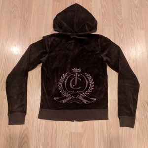 [M] Brown Juicy Couture Velour Track Jacket